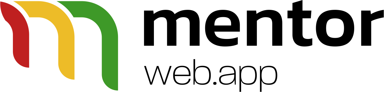 Logo do MentorWeb, plataforma de gestão estratégica que conecta metas, indicadores e planos de ação.